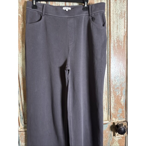 Weekend Los Angeles Wide Leg Pull-on Pants Gray  L - Picture 4 of 8